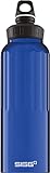 SIGG WMB Traveller Dark Blue Trinkflasche (1.5 L), schadstofffreie und auslaufsichere Trinkflasche,...