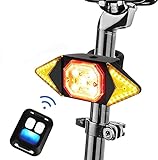 Monkey Home Fahrradrücklicht mit Blinkern, wiederaufladbares USB-Rücklicht für Fahrrad, kabellose...