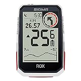 SIGMA Sport ROX 4.0 White| Fahrradcomputer kabellos GPS & Navigation inkl. GPS Halterung | Outdoor...