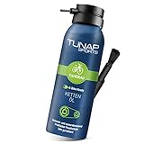 TUNAP SPORTS Kettenöl Spray und Dosier-Pinsel, 125 ml | Fahrrad Langzeit-Schmierung für Ritzel,...