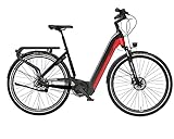 Prophete Unisex – Erwachsene eSUV 22.ETS.20 E-Bike 28' AEG ComfortDrive, schwarz/rot