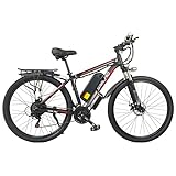 AKEZ E-Bike Elektro Fahrrad Mountainbike, 29 Zoll E Bike Herren Damen,Abnehmbare 48V/13Ah Batterie...