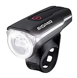 SIGMA SPORT Fahrradbeleuchtung AURA 60 USB, 60 LUX, Frontlicht, StVZO zugelassen, wasserdicht, USB...