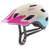 uvex Unisex – Erwachsene, access Fahrradhelm, sand pink aqua mat, 52-57 cm