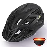 Zacro Fahrradhelm mit Rücklicht - CE Zertifiziert Bike Helmet mit Auswechselbaren Innenfutter und...