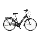 FISCHER E-Bike City CITA 4.1i, Elektrofahrrad, Schwarz matt, 28 Zoll, RH 44 cm, Mittelmotor 65 Nm,...