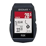 SIGMA SPORT ROX 11.1 EVO Black | Fahrradcomputer kabellos GPS & Navigation inkl. GPS Halterung |...