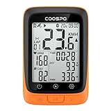 COOSPO GPS Fahrradcomputer Kabellos, Drahtlos Radfahren Computer GPS mit Bluetooth/ANT+,...