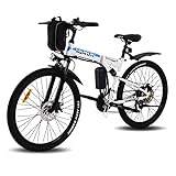 VARUN Faltbares E-Bike 26 Zoll Elektrofahrrad Mountainbike Klappbar Pedelec für Damen und Herren...