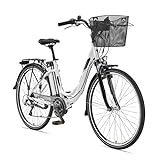 Telefunken E-Bike Damen 28 Zoll Elektrofahrrad - 7-Gang Kettenschaltung, Pedelec Citybike Alu mit...