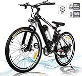 Hiriyt Faltbares E-Bike,36V 250W Elektrofahrräder, 8A Lithium Batterie Mountainbike,26 Zoll Große...