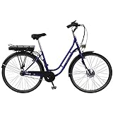 Allegro Unisex – Erwachsene Boulevard Plus 03 E-Bike, Blau, 45 cm