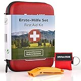GoLab Erste Hilfe Set Outdoor - Survival Kit. Sport & Reise First Aid Kit mit Notfallbeatmungsmaske...