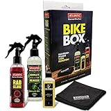 P4B | Pflegeset für Ihr Fahrrad - Bike Box | Komplettreiniger 200 ml / Radglanz 200ml / Oelzeuch...