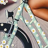 Wandtattoo Loft Fahrradaufkleber Fahrradsticker 64 STK. Gänseblümchen Blüten Blumen Sticker...