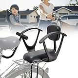 RYUNQ Fahrrad-Kindersitz Fahrrad-Rücksitz für Kinder Kindersitz mit abnehmbaren verdickten...