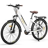 E-Bike, Eleglide T1 Step-Thru Elektrofahrrad 27.5'' Trekkingrad E-Citybike mit 36V 12.5Ah...