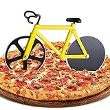 ZAWTR Fahrrad Pizzaschneider, Edelstahl Pizza Schneider Lustige Pizzaroller aus...